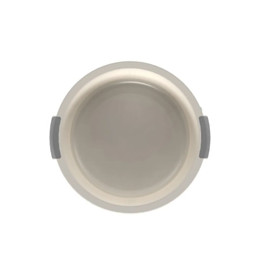 Bacia Flow 5L Bege Martiplast - Imagem 2